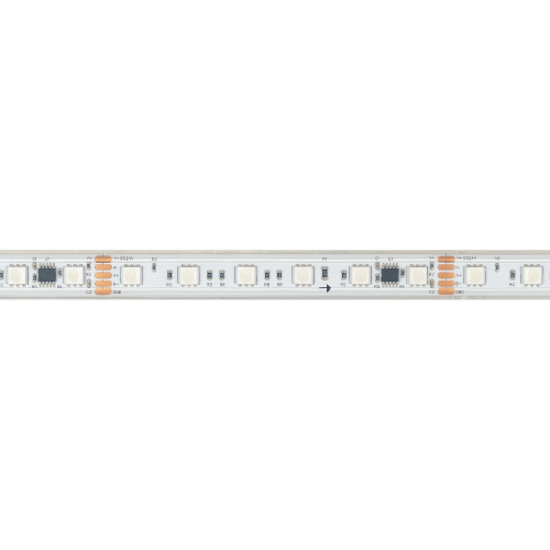 Лента герметичная DMX-PS-B60-15mm 24V RGB-PX6 (15W/m, IP67, 5060, 5m) (Arlight, -)